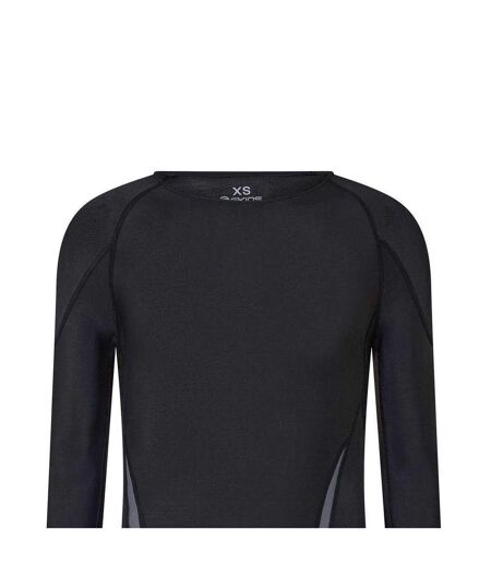 Haut Manches Longues Motif/style Uni G400 Homme Noir Jaune Skins