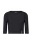 Haut Manches Longues Motif/style Uni G400 Homme Noir Jaune Skins-3