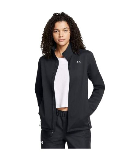 Womens/ladies Small Logo Lightweight Training Puffer Jacket Black Under Armour