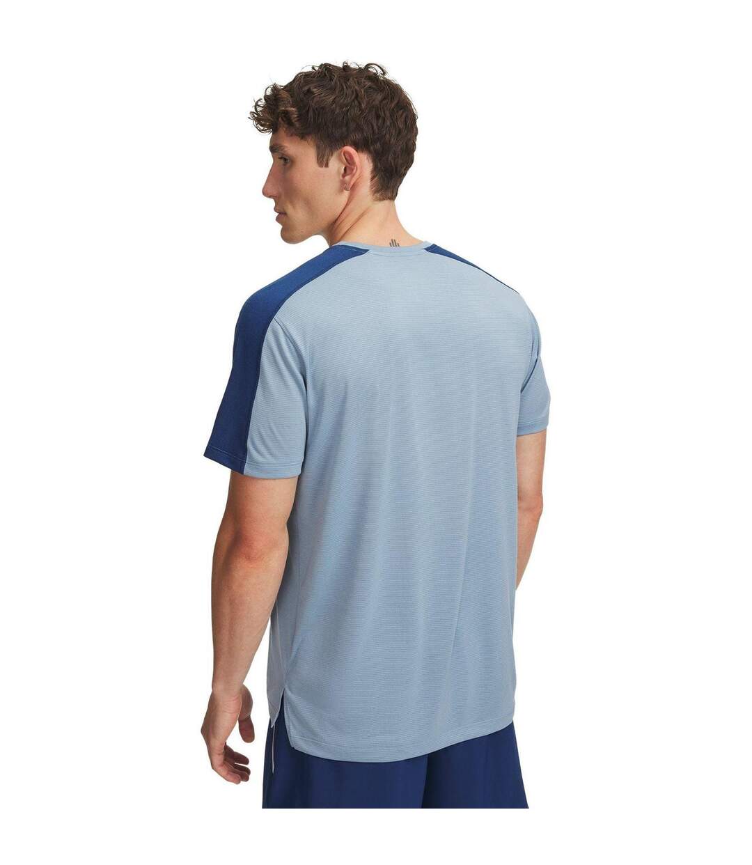 T-shirt Velociti Homme Bleu Under Armour-2
