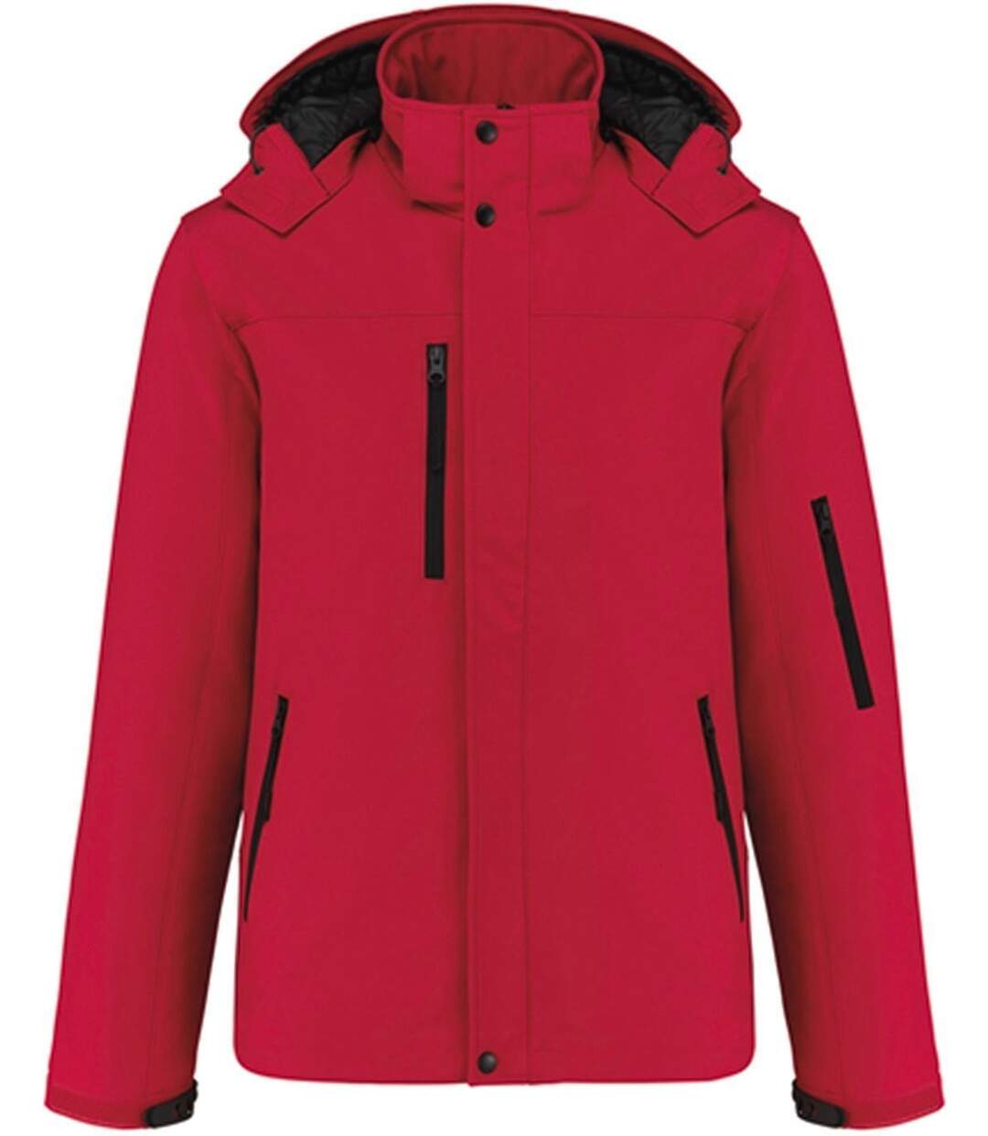 Parka softshell matelassée à capuche - K650 - Homme - rouge-2