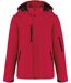 Parka softshell matelassée à capuche - K650 - Homme - rouge-2