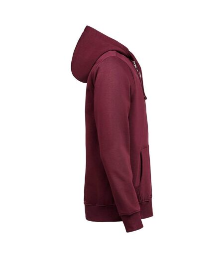 Unisex Adult Regular Full Zip Hoodie Prune Untagged Movement