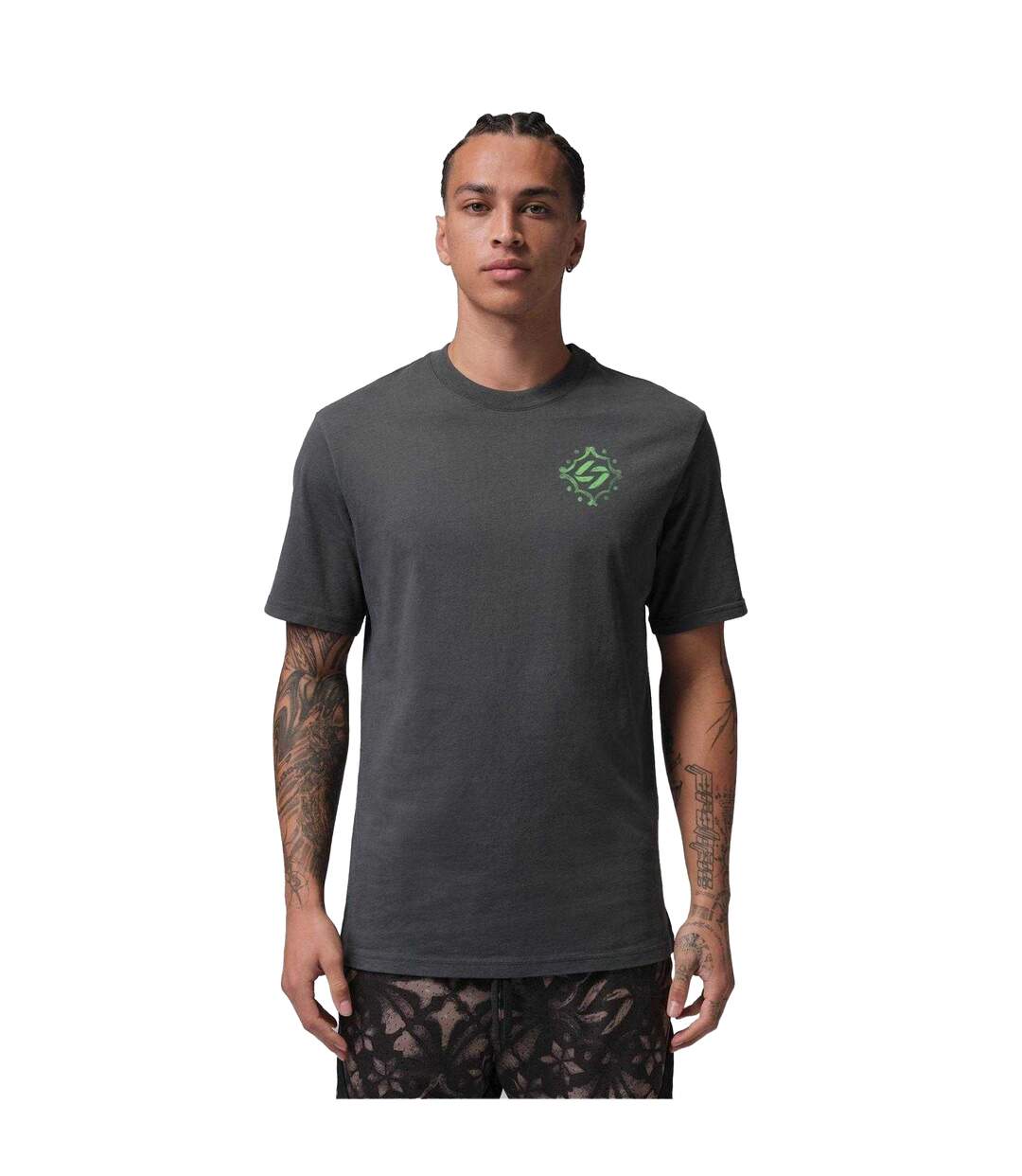 Mens Air Jordan Luka Gfx T-shirt Anthracite Lime Nike-2