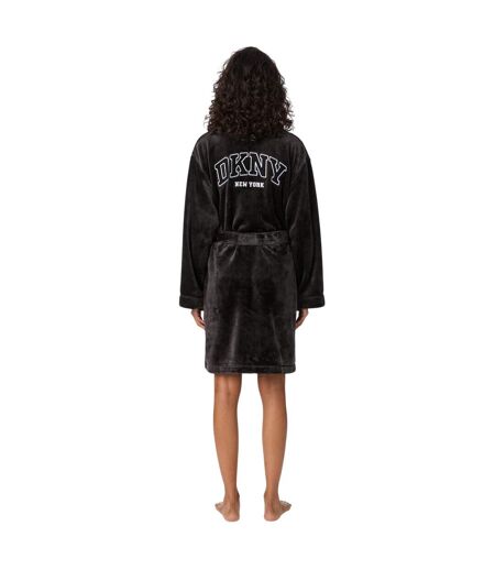 Womens/ladies Robe Black DKNY