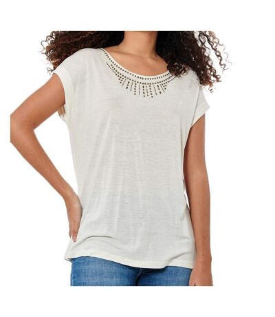 T-shirt Blanc Femme Kaporal Smooth - XS