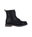Womens/ladies Brandi Ankle Boots Black Miso-4