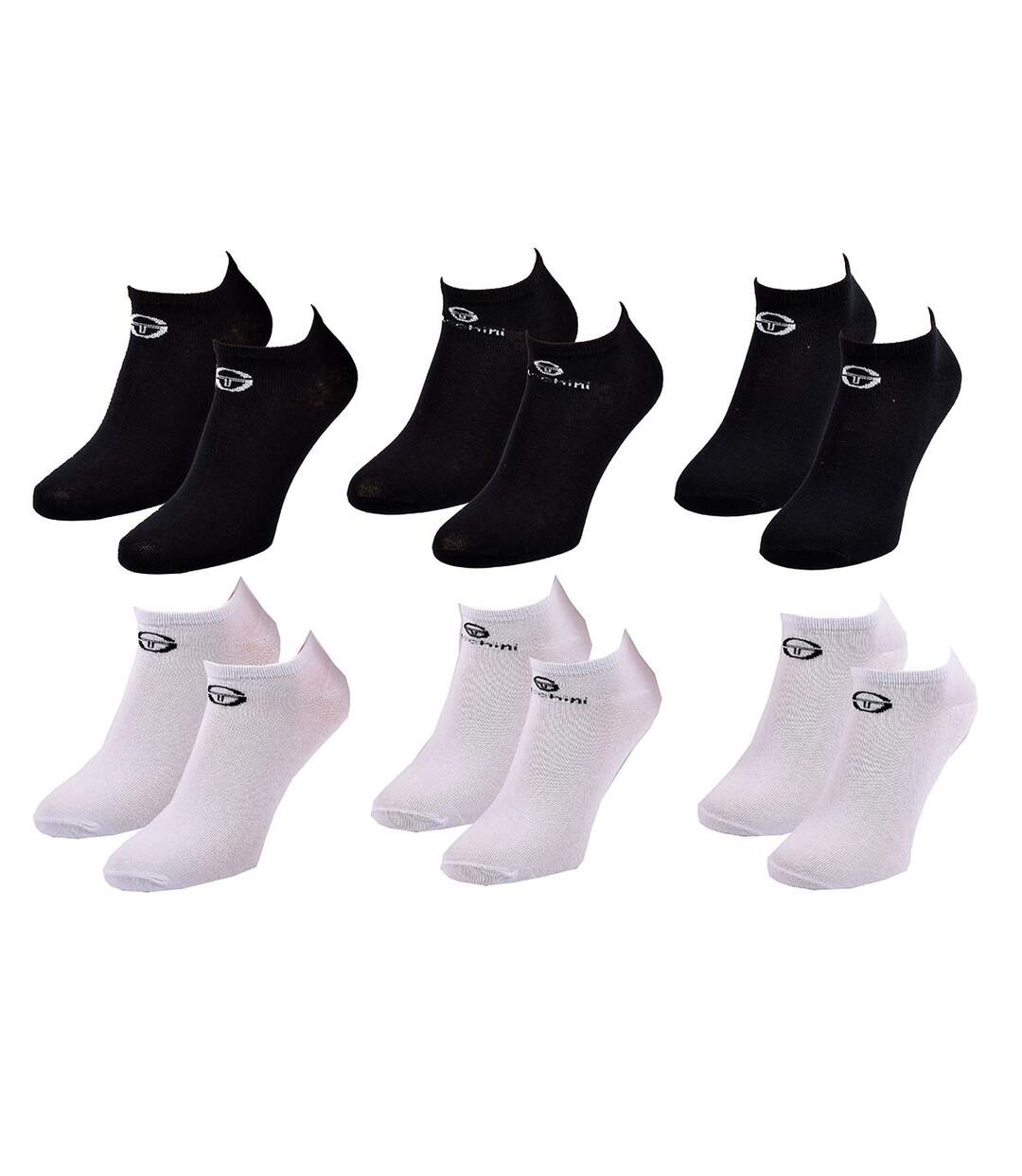 Chaussettes SERGIO TACCHINI Pack de 6 Paires unies couleurs-2