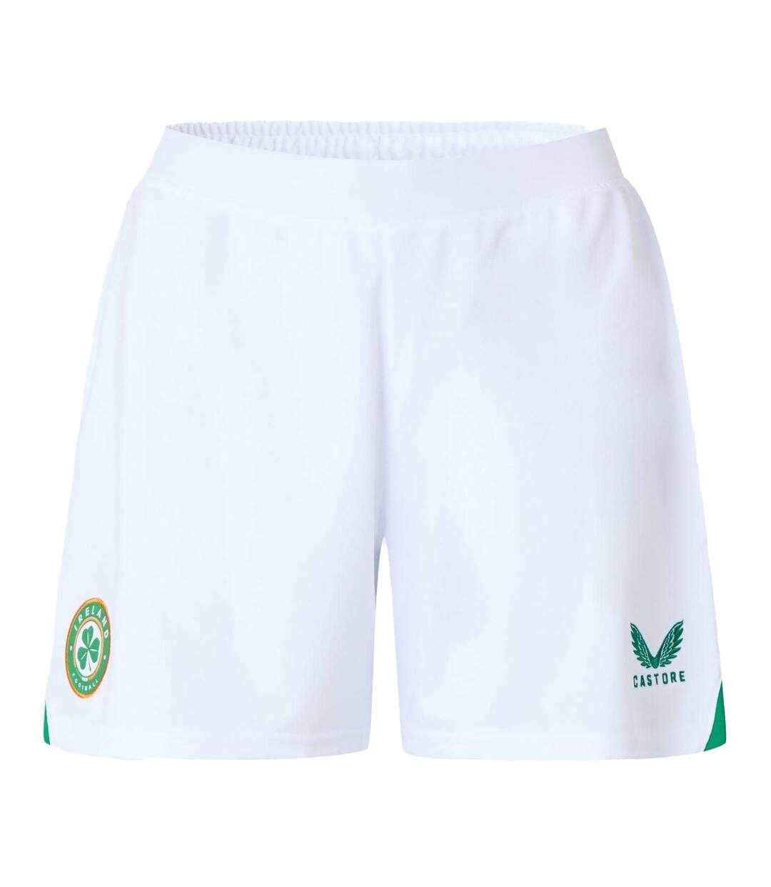 Unisex Adult Ireland Logo Shorts White Castore-1