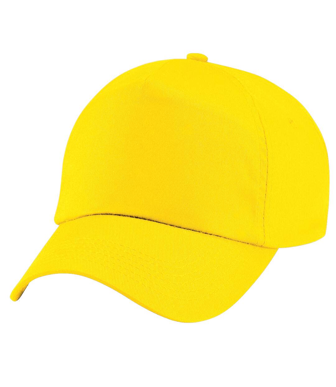 Casquette de baseball 100% coton enfant unisexe jaune Beechfield