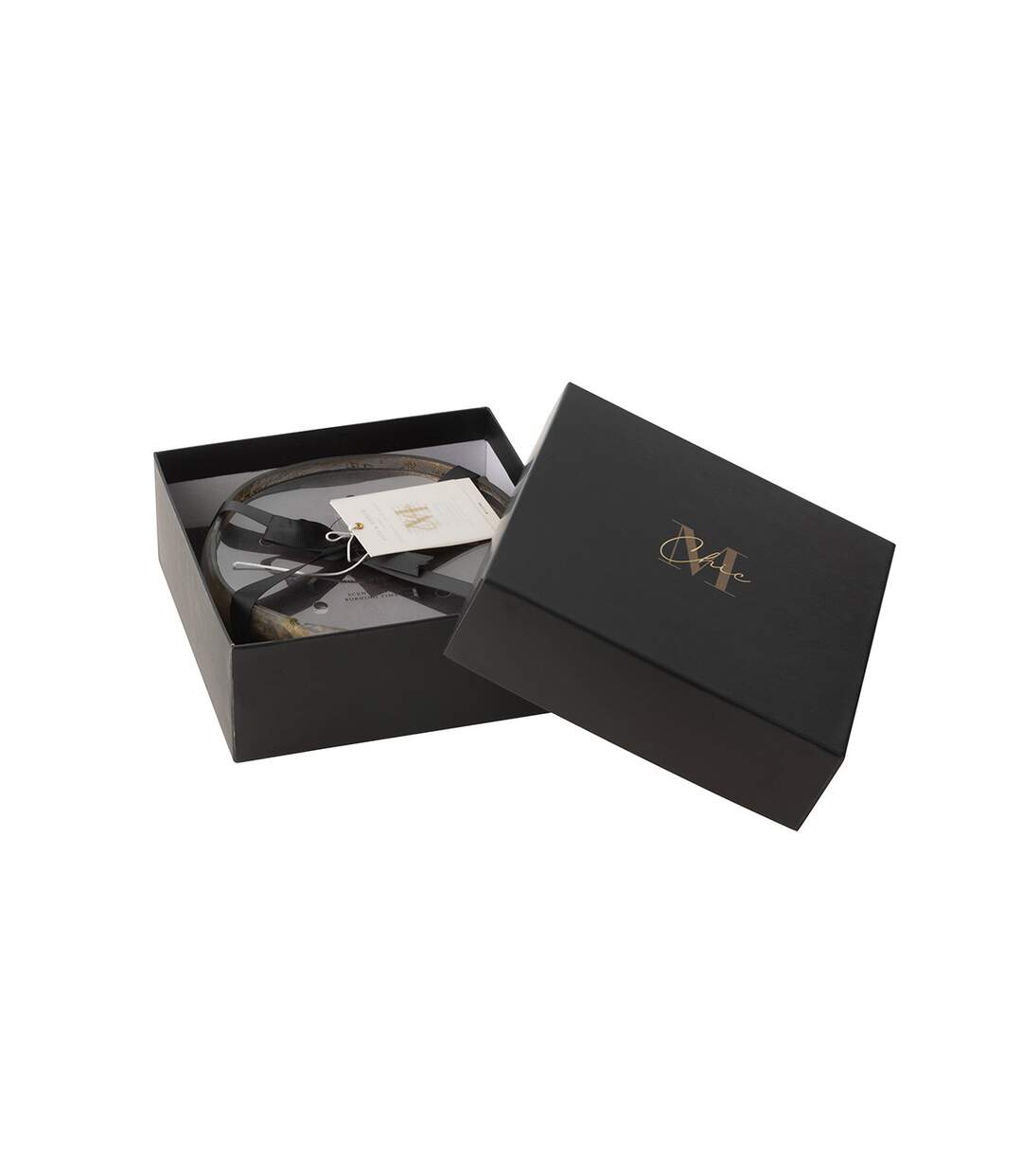 Bougie Parfumée Ronde M-Chic 19cm Oud & Amber-4