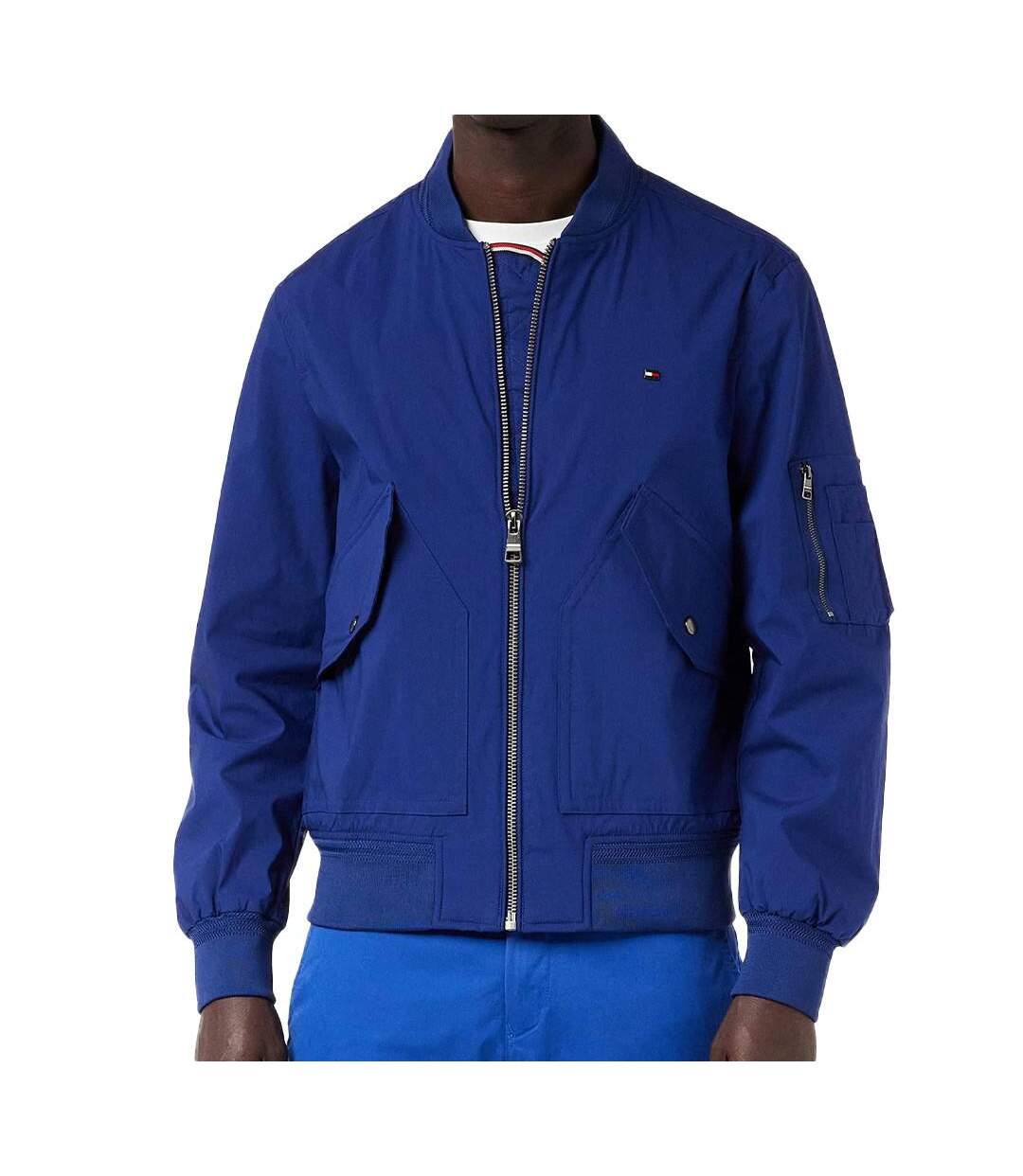 Bomber marine homme tommy hilfiger flex-1