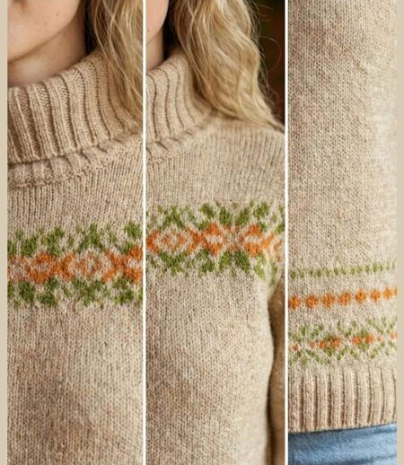 Pull col roulé UF368C
