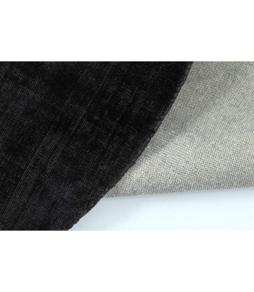Tapis Déco Rond Fabian 150cm Noir-2