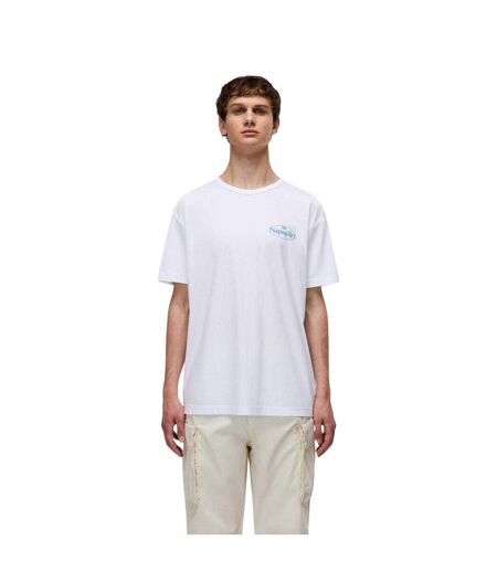 T-shirt Motif/style Graphique Homme Blanc Napapijri