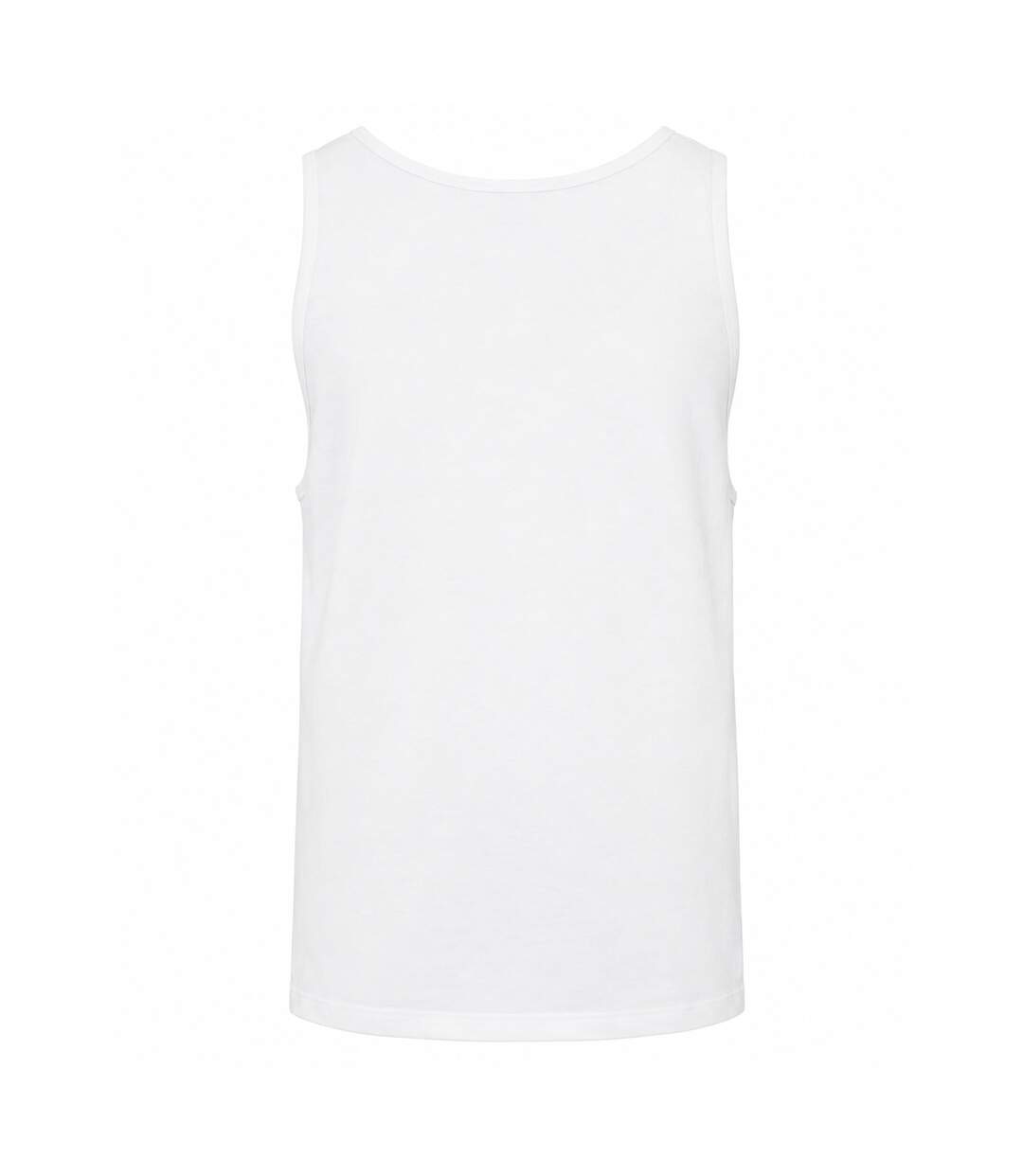 Débardeur Homme Blanc Build Your Brand-2