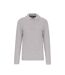 Polo manches longues - Homme - K243 - gris oxford