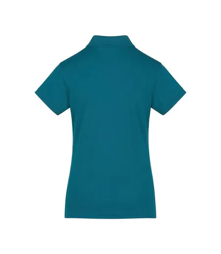 Womens/ladies Coolplusfitted Polo Shirt Teal Henbury