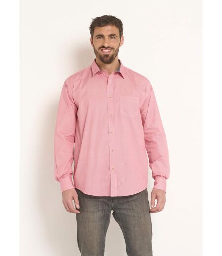 Chemise faux uni à manches longues
