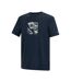 T-shirt Motif/style Grimpeur Fingal Homme Bleu Marine Regatta-4