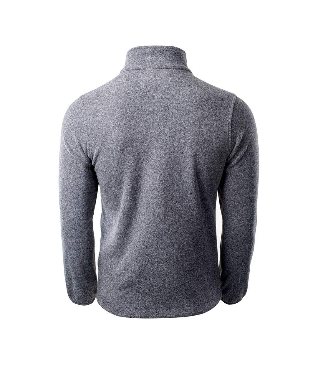 Veste Polaire Motif/style Logo Henis Homme Gris Chiné Hi-Tec-2