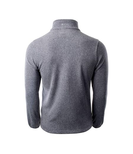 Veste Polaire Motif/style Logo Henis Homme Gris Chiné Hi-Tec