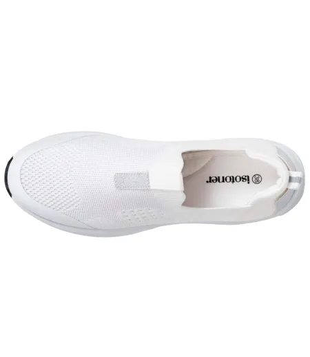 Isotoner Baskets femme confortable, résistante, semelle à mémoire forme et facile à enfiler