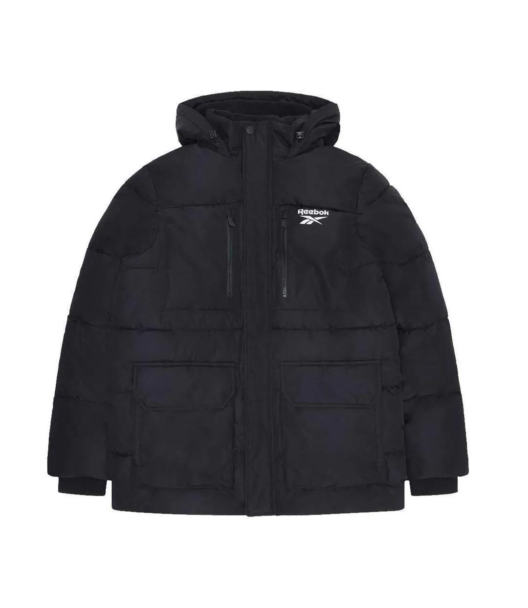 Mens Rb1577 Puffer Jacket Black Reebok-1
