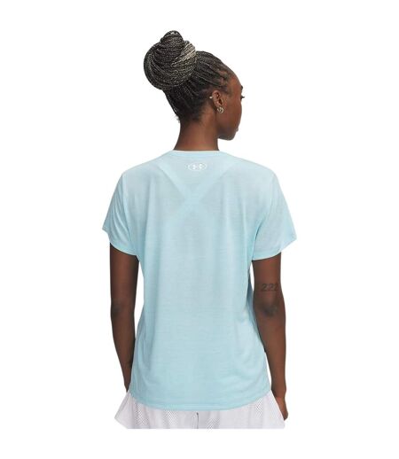 T-shirt Manches Courtes Motif/style À Nœud Femme Gris Clair Under Armour