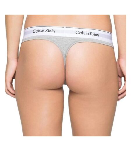 String gris femme calvin klein jeans thonggs 0000f3786e - l