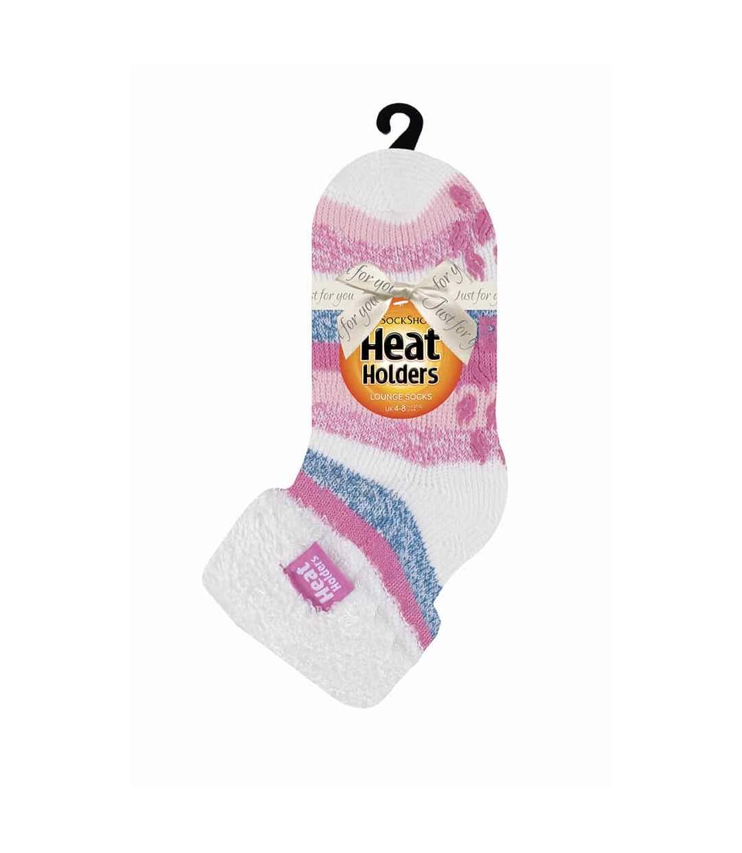 Chaussettes de Lit Femme Thermiques Antidérapantes-2