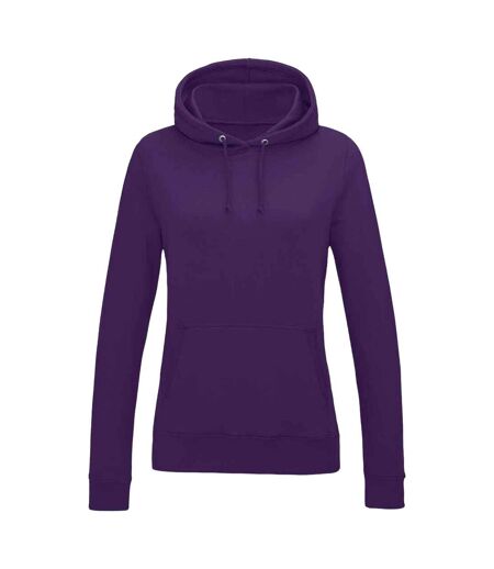 Sweat à capuche college femme violet Awdis Awdis