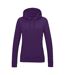 Sweat à capuche college femme violet Awdis Awdis