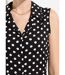 Robe-chemisier longue à pois sans manches-3