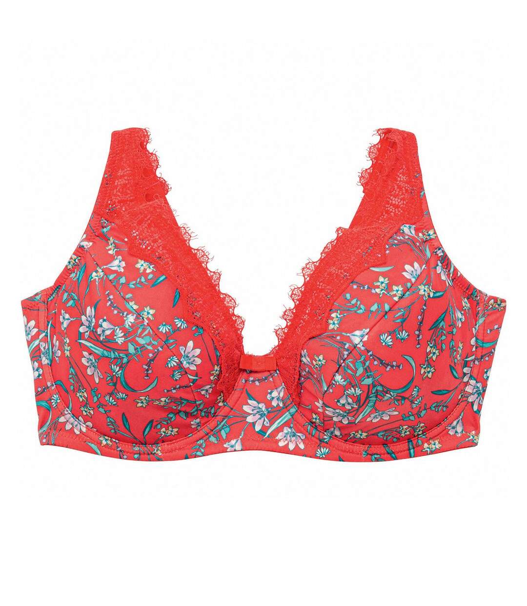 Soutien-gorge à armatures rouge Rouge