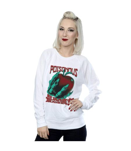 Disney Sweat-shirt Evil Queen Poisonous - Femmes/Dames (Blanc) - UTBI42312