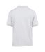 Dryblend polo enfant unisexe blanc Gildan-2