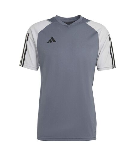 Maillot Compétition Tiro Homme Gris Argenté Adidas