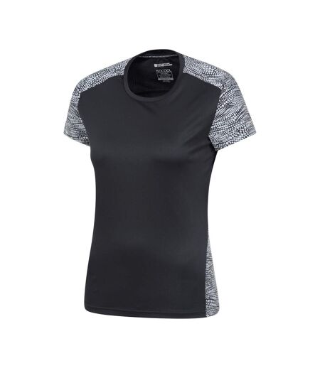 T-shirt Pro Femme Noir Mountain Warehouse
