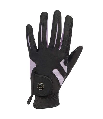 Dublin Unisex Cool-it Gel Touch Fastening Riding Gloves (Black/Pink) - UTWB824