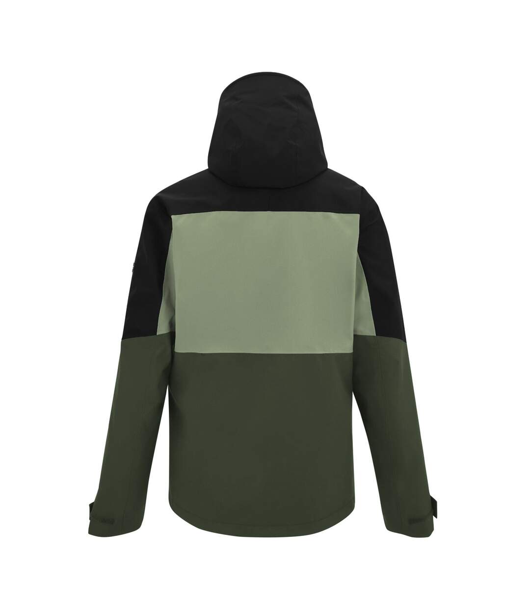 Mens Maland Ii Waterproof Jacket Sage Black Dark Khaki Regatta-3