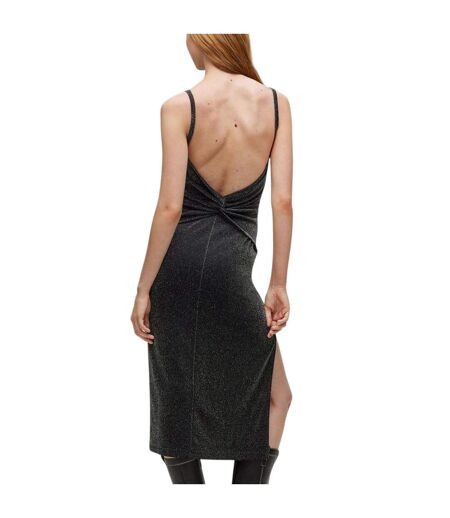 Robe Mi-longue Nolores Femme Noir Hugo