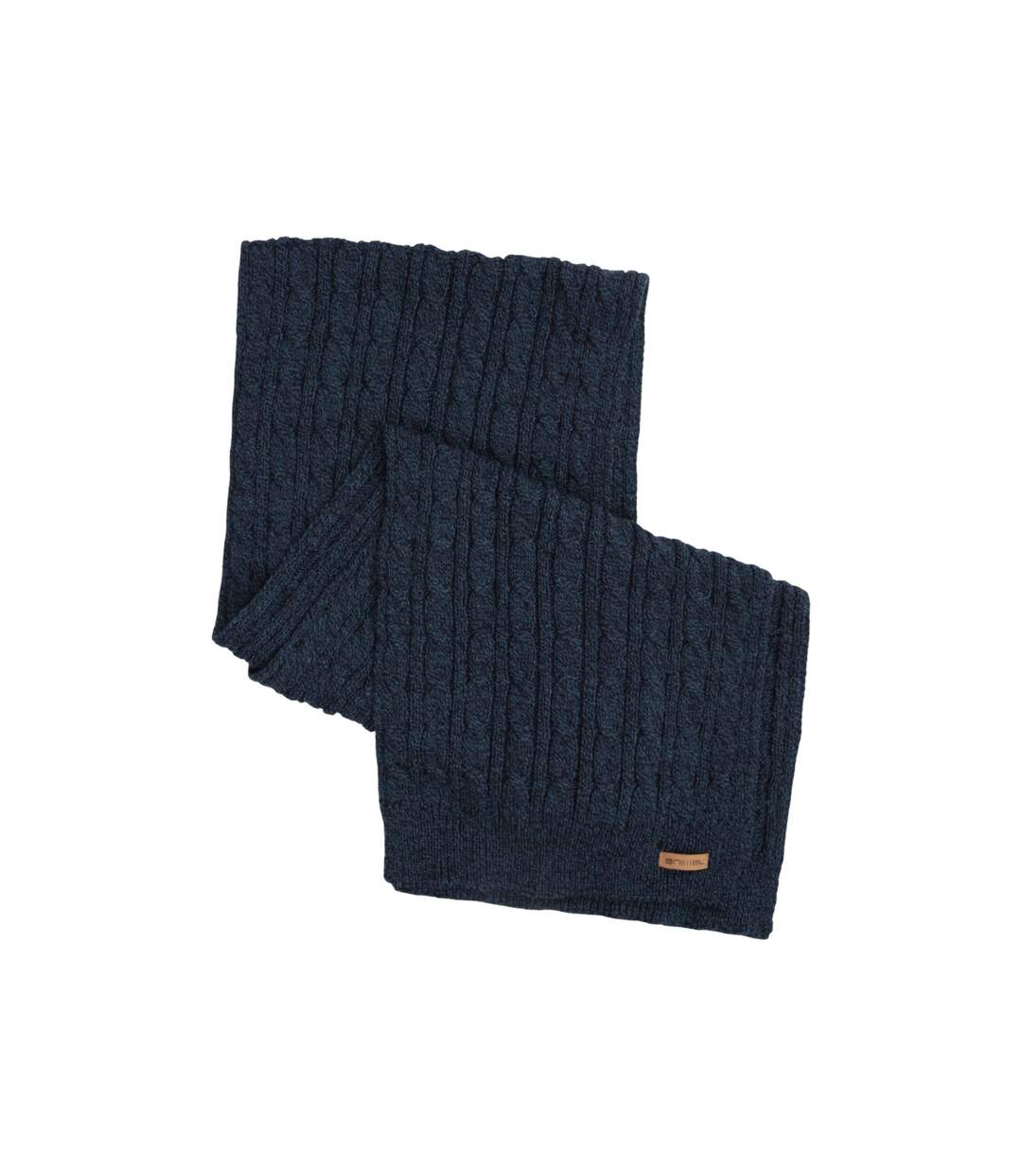 Drew Knitted Scarf One Size Navy Animal-2