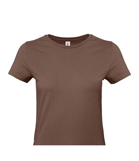 Womens/ladies #e190 T-shirt Chocolate B&C