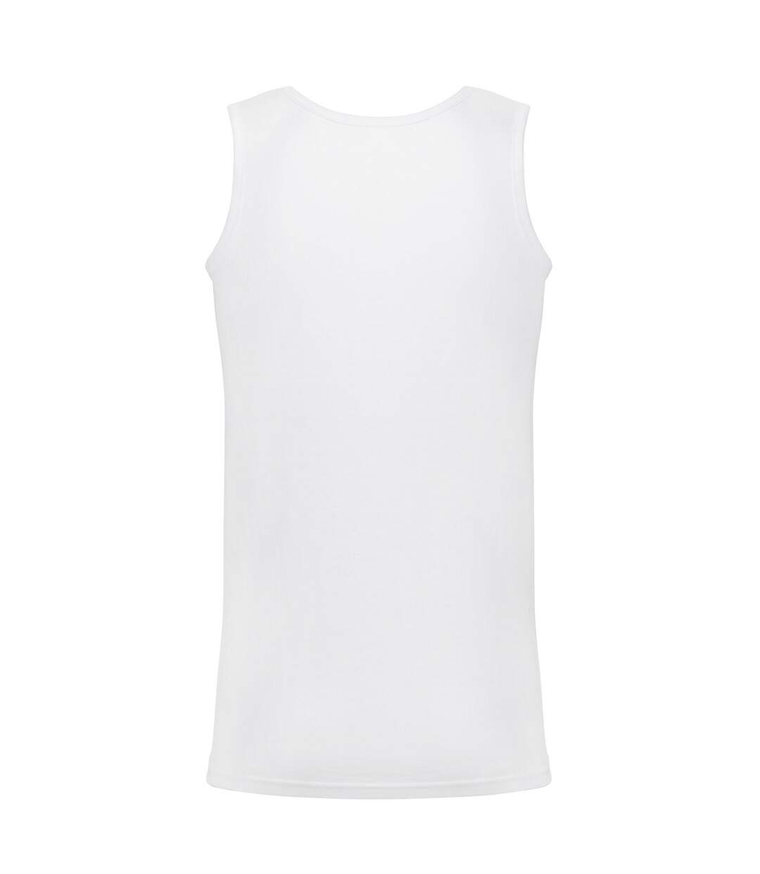 Mens Valueweight Athletic Vest Top White Fruit Of The Loom-2