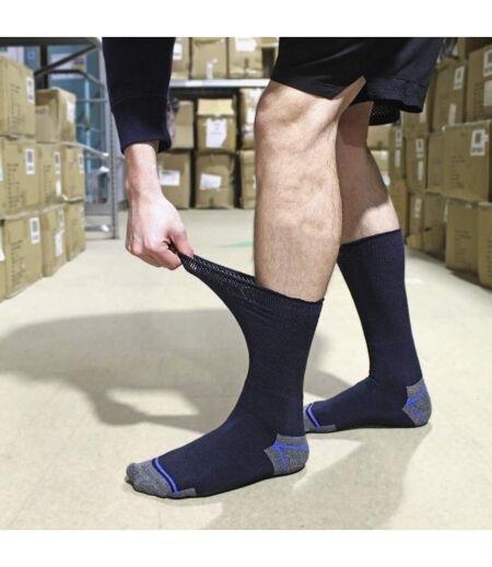 Multipack Mens Diabetic Work Socks | Non Elastic Breathable Diabetic Socks