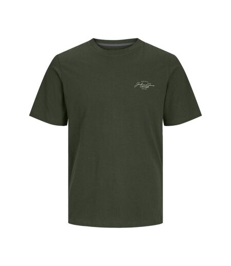 T-shirt kaki homme jack & jones ferris 12287695 - l