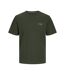 T-shirt kaki homme jack & jones ferris 12287695 - l-3