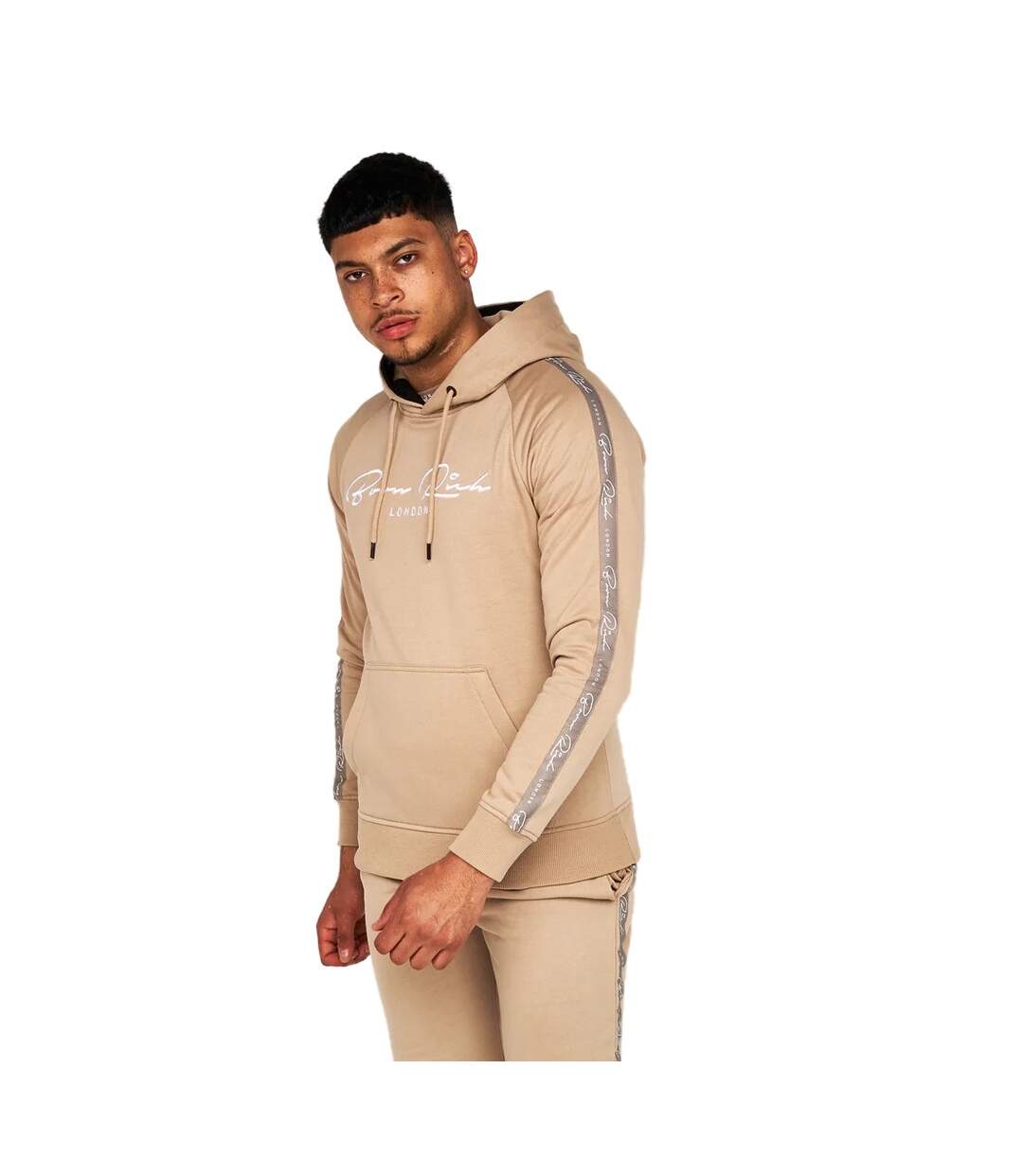 Born Rich Mens Dorigo Hoodie (Simply Taupe)