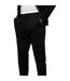 Mens Cotton Relaxed Fit Jogging Bottoms Black Boss-4